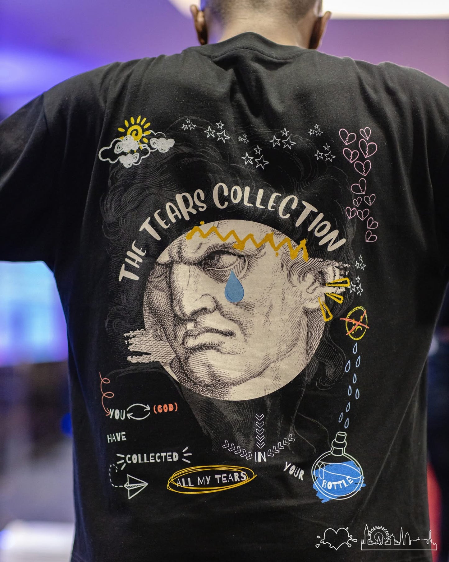 Tears Collection Oversized Tee